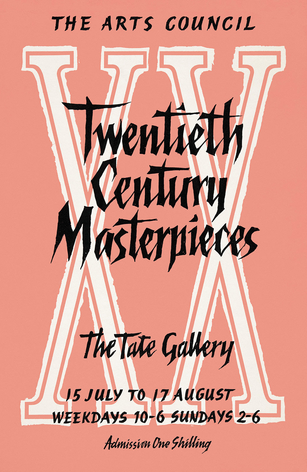 Twentieth Century Masterpieces exhibition poster | Custom prints
